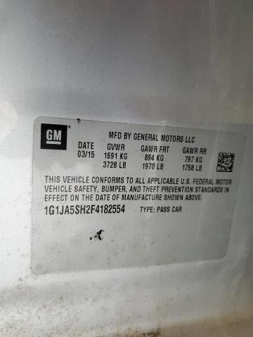 2015 CHEVROLET SONIC LS - 1G1JA5SH2F4182554