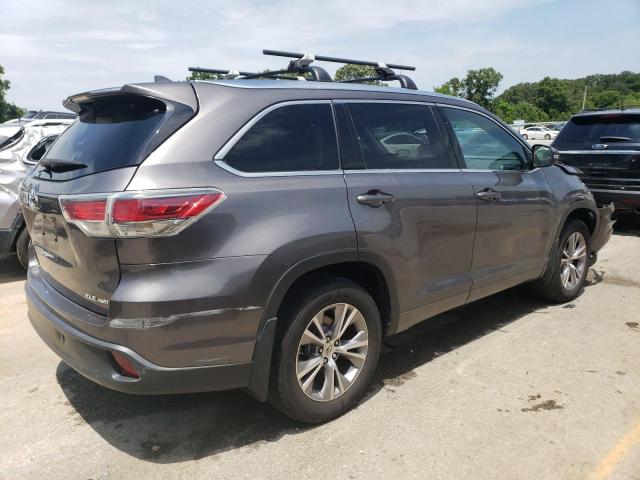 VIN 5TDJKRFH2FS203493 2015 Toyota Highlander, Xle no.3