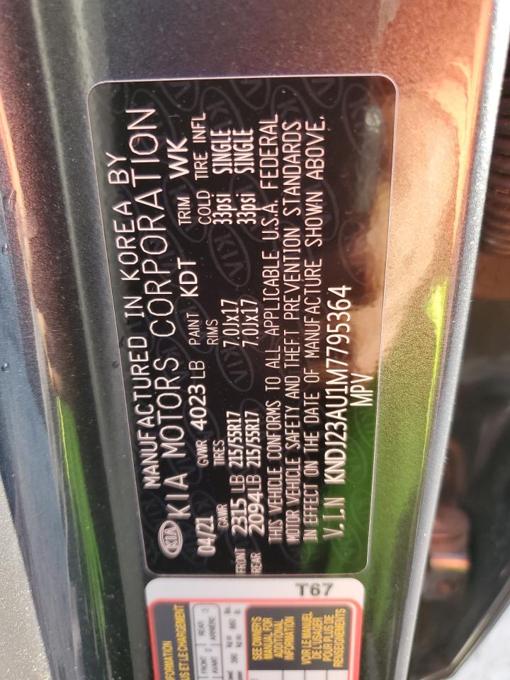 KNDJ23AU1M7795364 2021 Kia Soul Lx