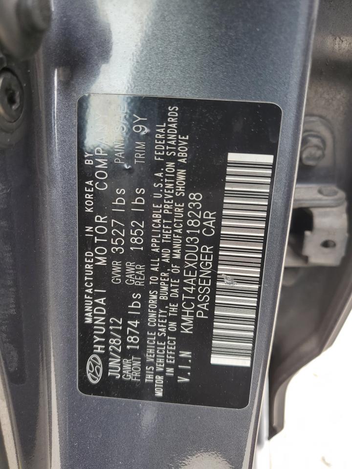 KMHCT4AEXDU318238 2013 Hyundai Accent Gls