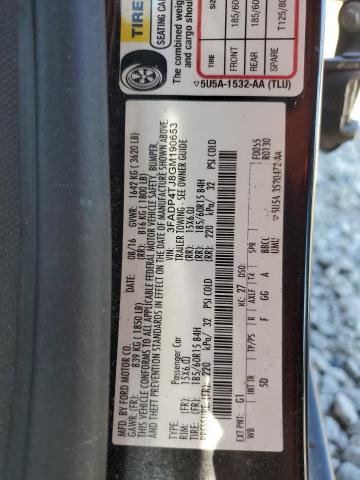 2016 FORD FIESTA S - 3FADP4TJ8GM190653