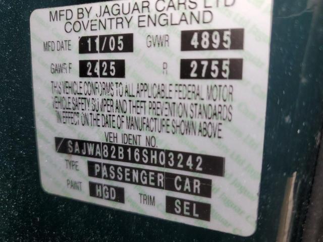 2006 Jaguar Vandenplas VIN: SAJWA82B16SH03242 Lot: 59752814