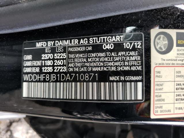 2013 Mercedes-Benz E 350 4Matic VIN: WDDHF8JB1DA710871 Lot: 57727314