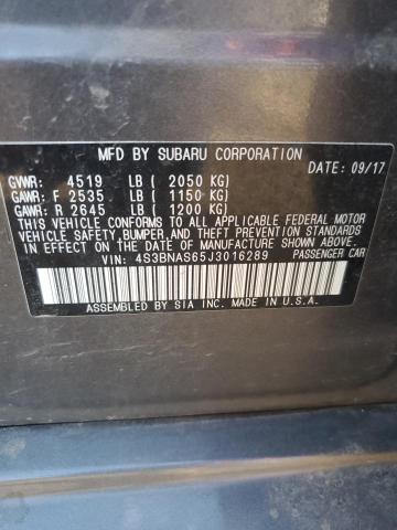 2018 SUBARU LEGACY SPO 4S3BNAS65J3016289