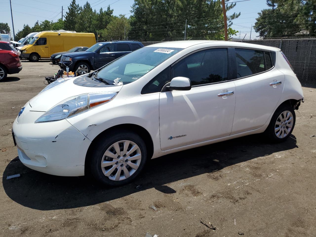 2015 Nissan Leaf S vin: 1N4AZ0CP6FC329589