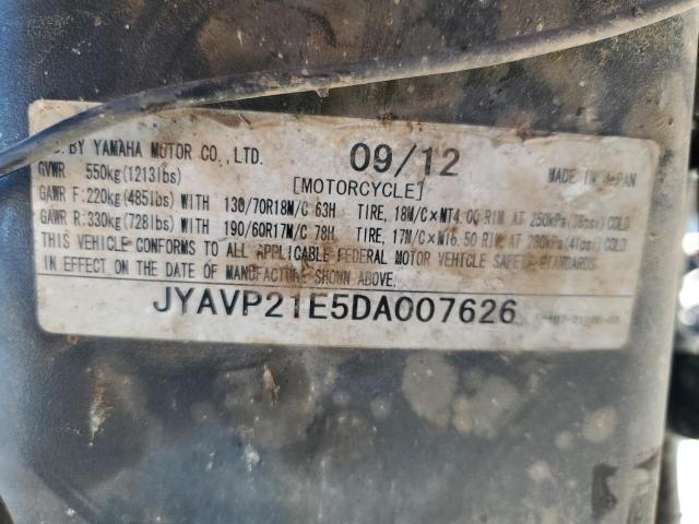 2013 YAMAHA XV1900 A JYAVP21E5DA007626