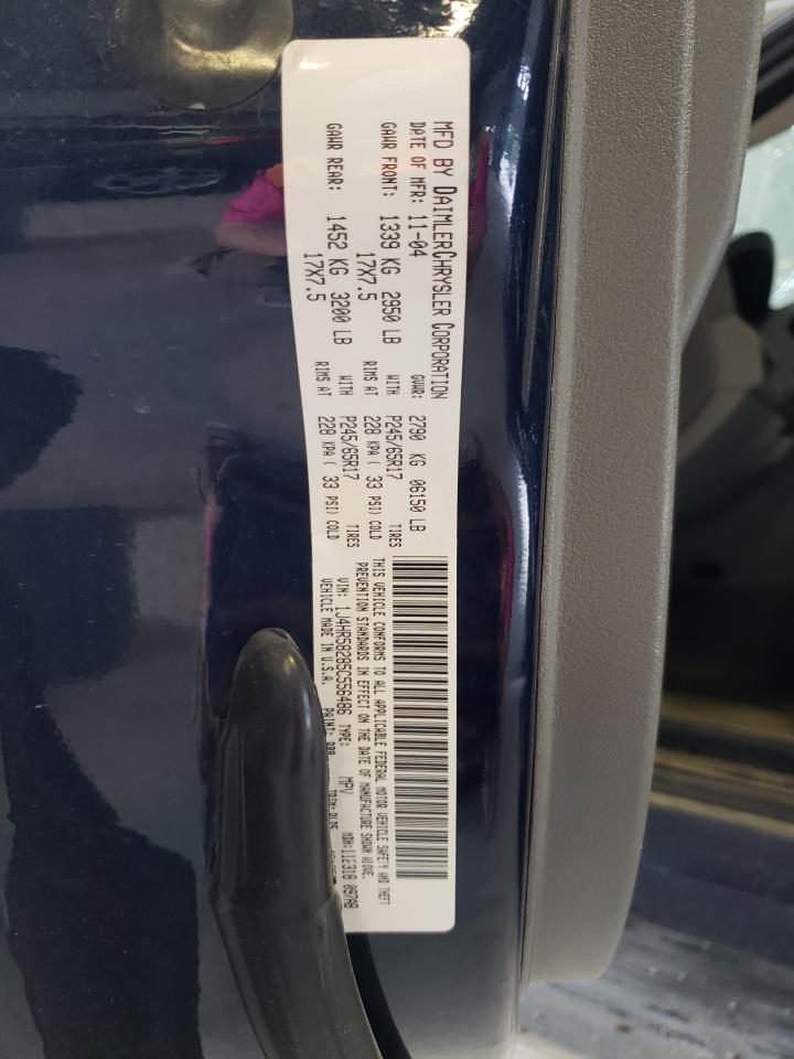 1J4HR58285C556486 2005 Jeep Grand Cherokee Limited