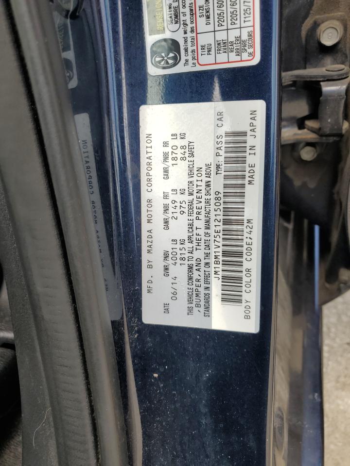 JM1BM1V75E1215089 2014 Mazda 3 Touring