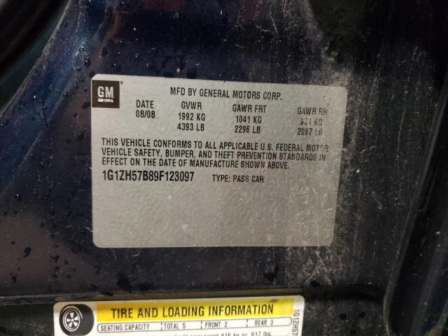 2009 Chevrolet Malibu 1Lt VIN: 1G1ZH57B89F123097 Lot: 58475064