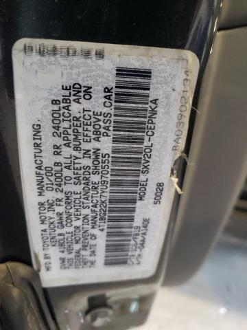 2000 Toyota Camry Ce VIN: 4T1BG22K7YU970555 Lot: 60949604