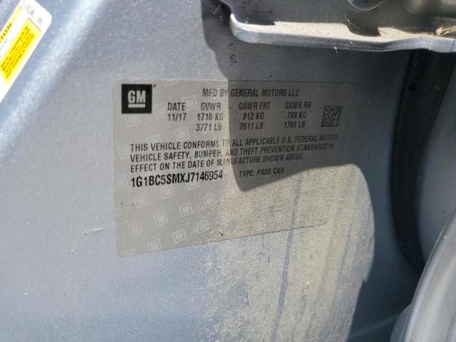 2018 CHEVROLET CRUZE LS - 1G1BC5SMXJ7146954