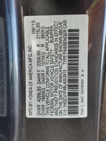 1HGCV1F49LA003915 2020 HONDA ACCORD - Image 13