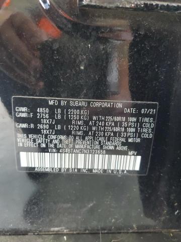 2022 Subaru Outback Limited VIN: 4S4BTANC7N3123658 Lot: 59014574