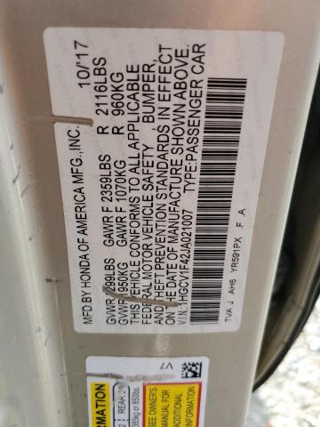 1HGCV1F42JA021007 2018 HONDA ACCORD - Image 12