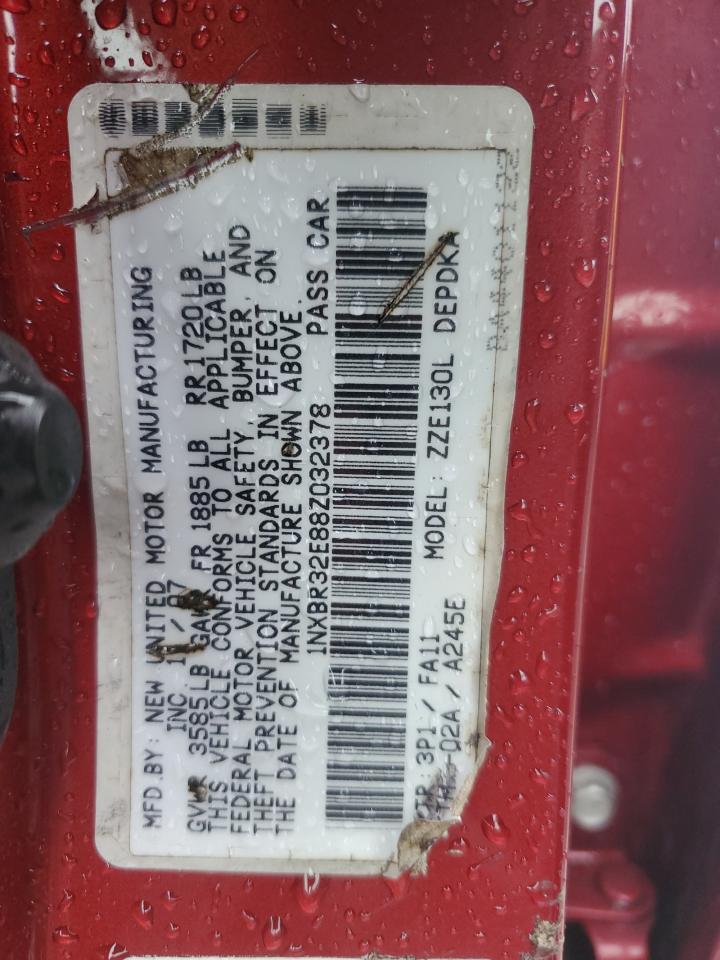 1NXBR32E88Z032378 2008 Toyota Corolla Ce