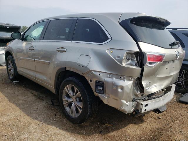 VIN 5TDBKRFH2ES036393 2014 Toyota Highlander, LE no.2