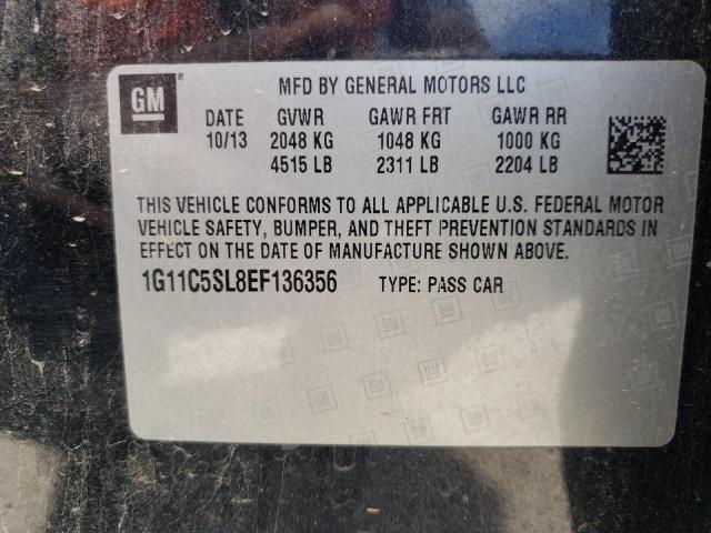 2014 Chevrolet Malibu 1Lt VIN: 1G11C5SL8EF136356 Lot: 58484254