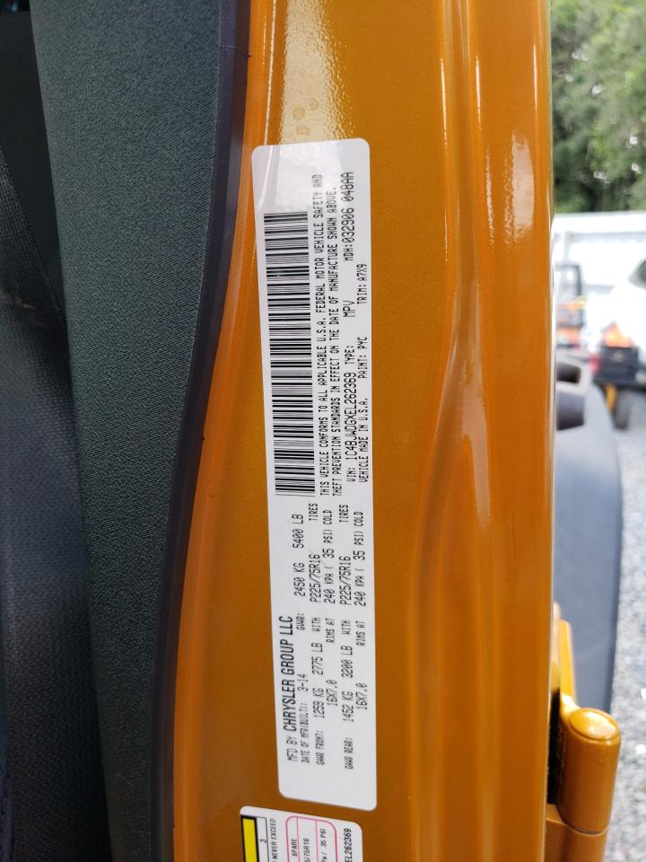 1C4BJWDGXEL262369 2014 Jeep Wrangler Unlimited Sport