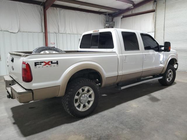 FORD F350 SUPER 2011 white crew pic diesel 1FT8W3BT1BEC44711 photo #4