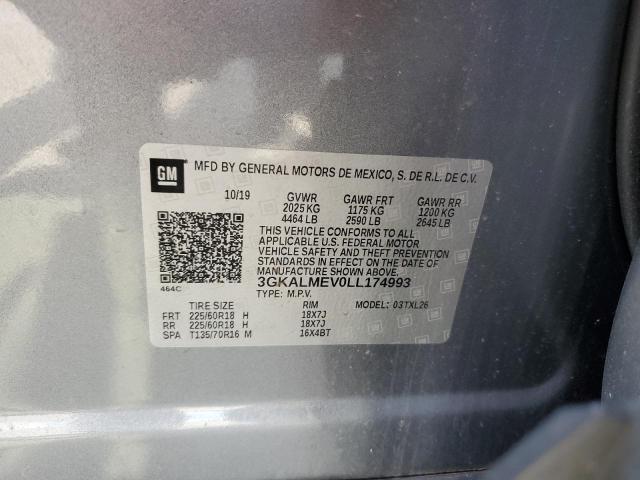 2020 GMC Terrain Sle VIN: 3GKALMEV0LL174993 Lot: 59110144