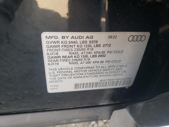 2023 Audi Q5 Premium Plus 40 VIN: WA1BBAFY6P2023362 Lot: 57297604