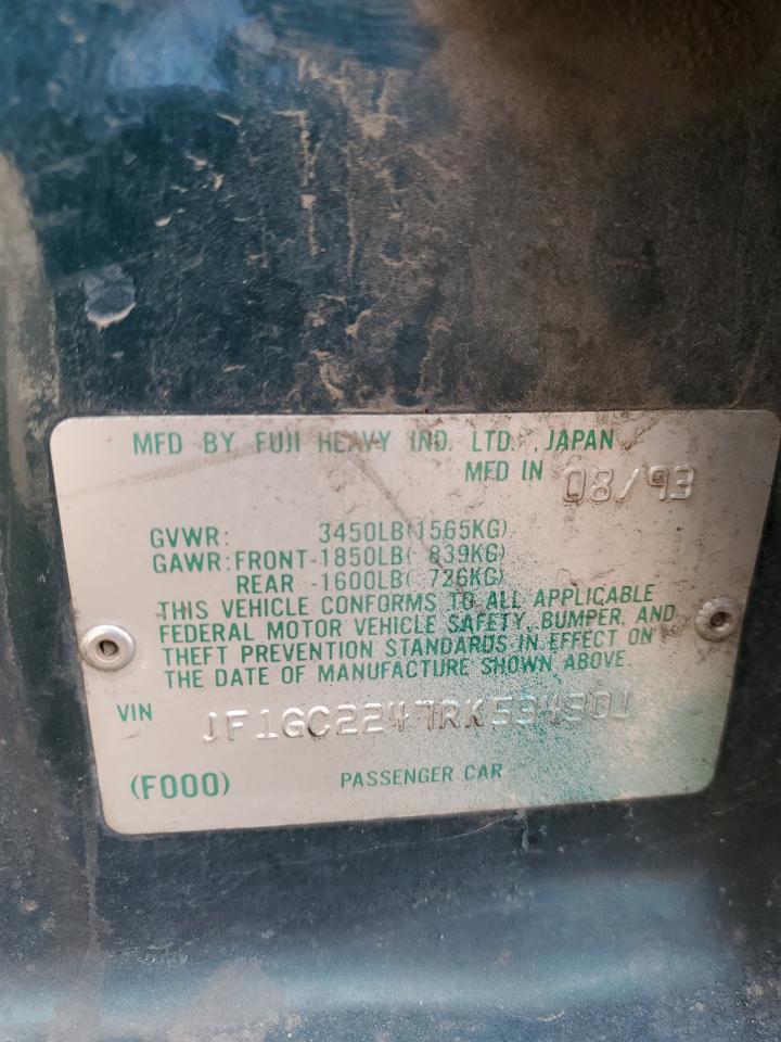 JF1GC2247RK534301 1994 Subaru Impreza L