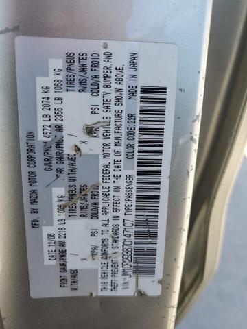 2007 Mazda 5 VIN: JM1CR293870147107 Lot: 59456634