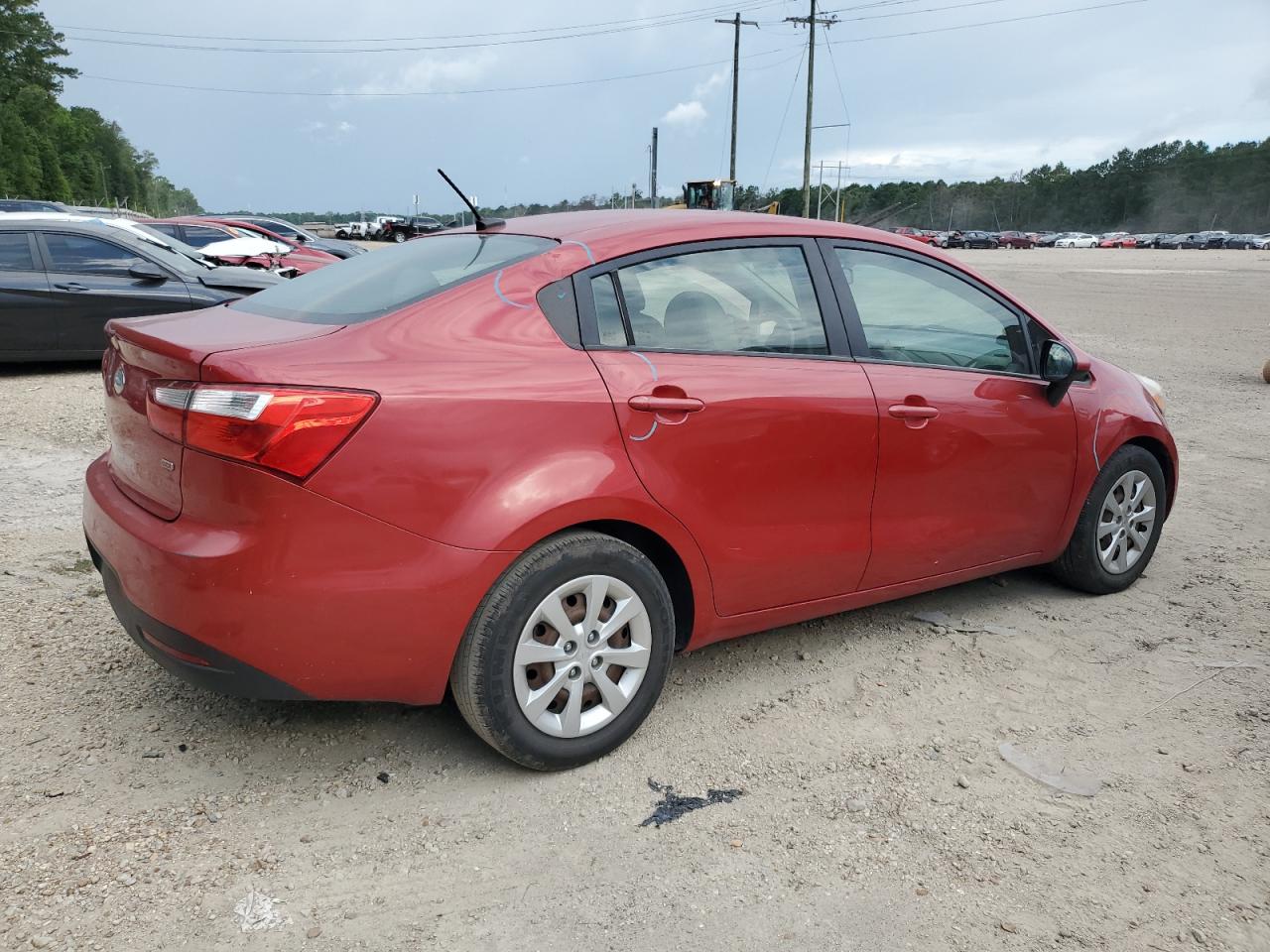 2014 Kia Rio Lx vin: KNADM4A30E6330082