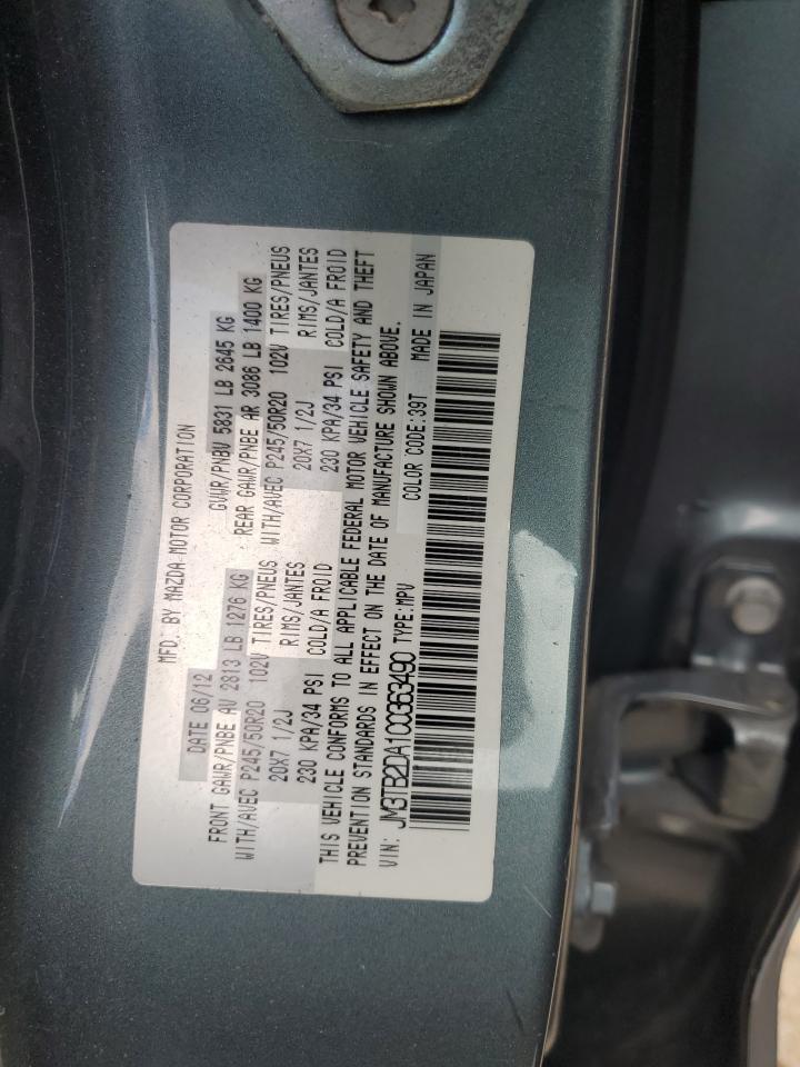 JM3TB2DA1C0363490 2012 Mazda Cx-9