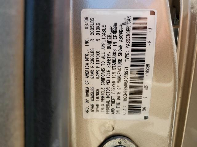 2006 Honda Accord Ex VIN: 1HGCM66506A049971 Lot: 57356824