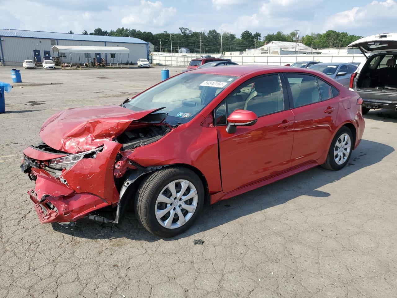 2021 Toyota Corolla Le vin: JTDEPMAE5MJ126762