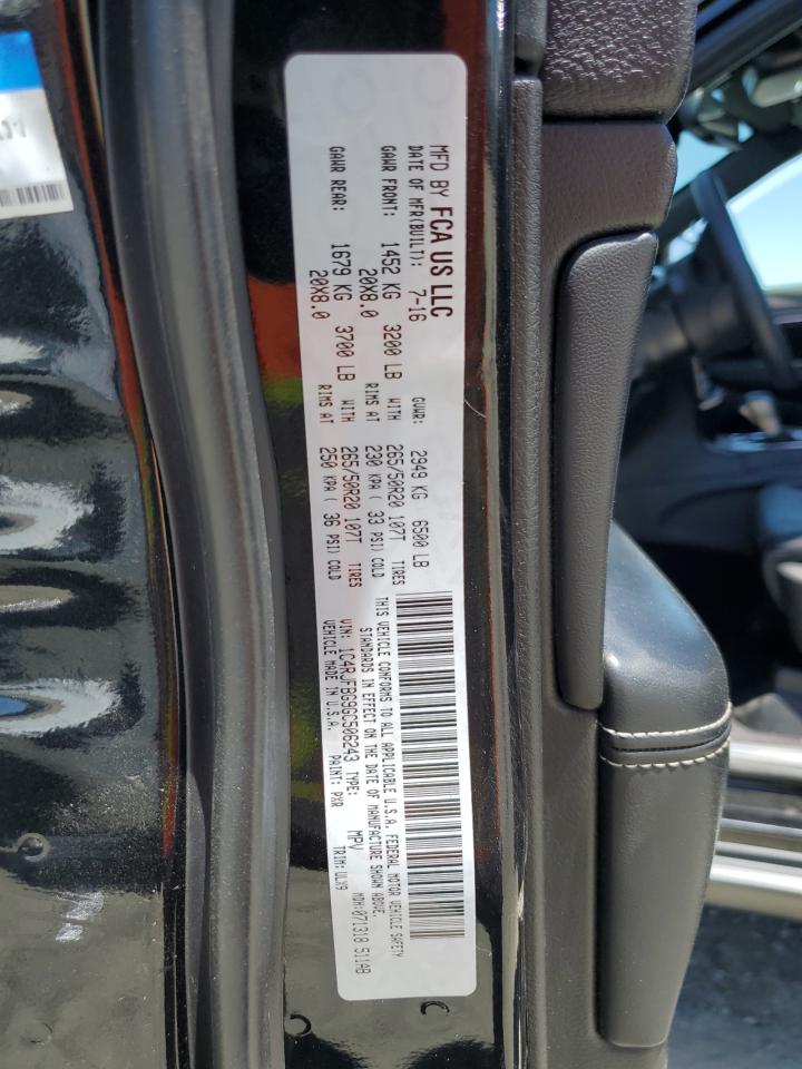 1C4RJFBG9GC506243 2016 Jeep Grand Cherokee Limited