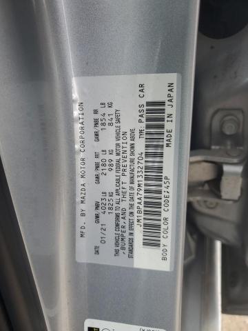 2021 Mazda 3 VIN: JM1BPAA79M1332704 Lot: 57356434