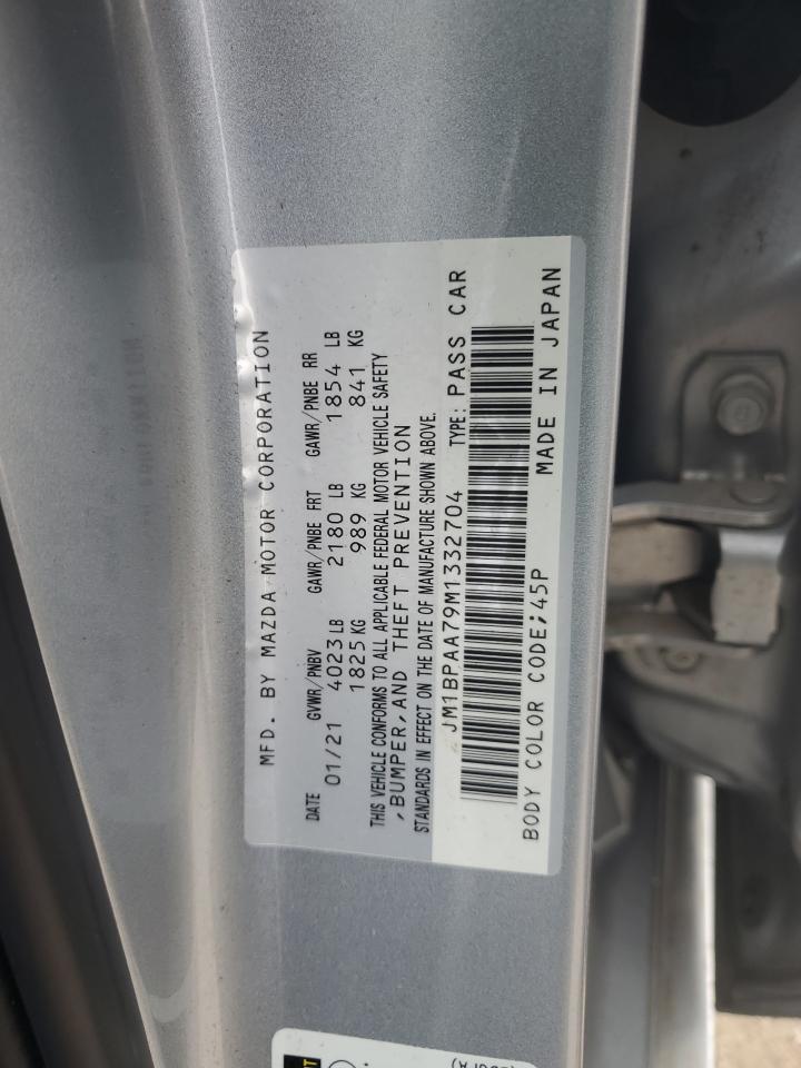 JM1BPAA79M1332704 2021 Mazda 3