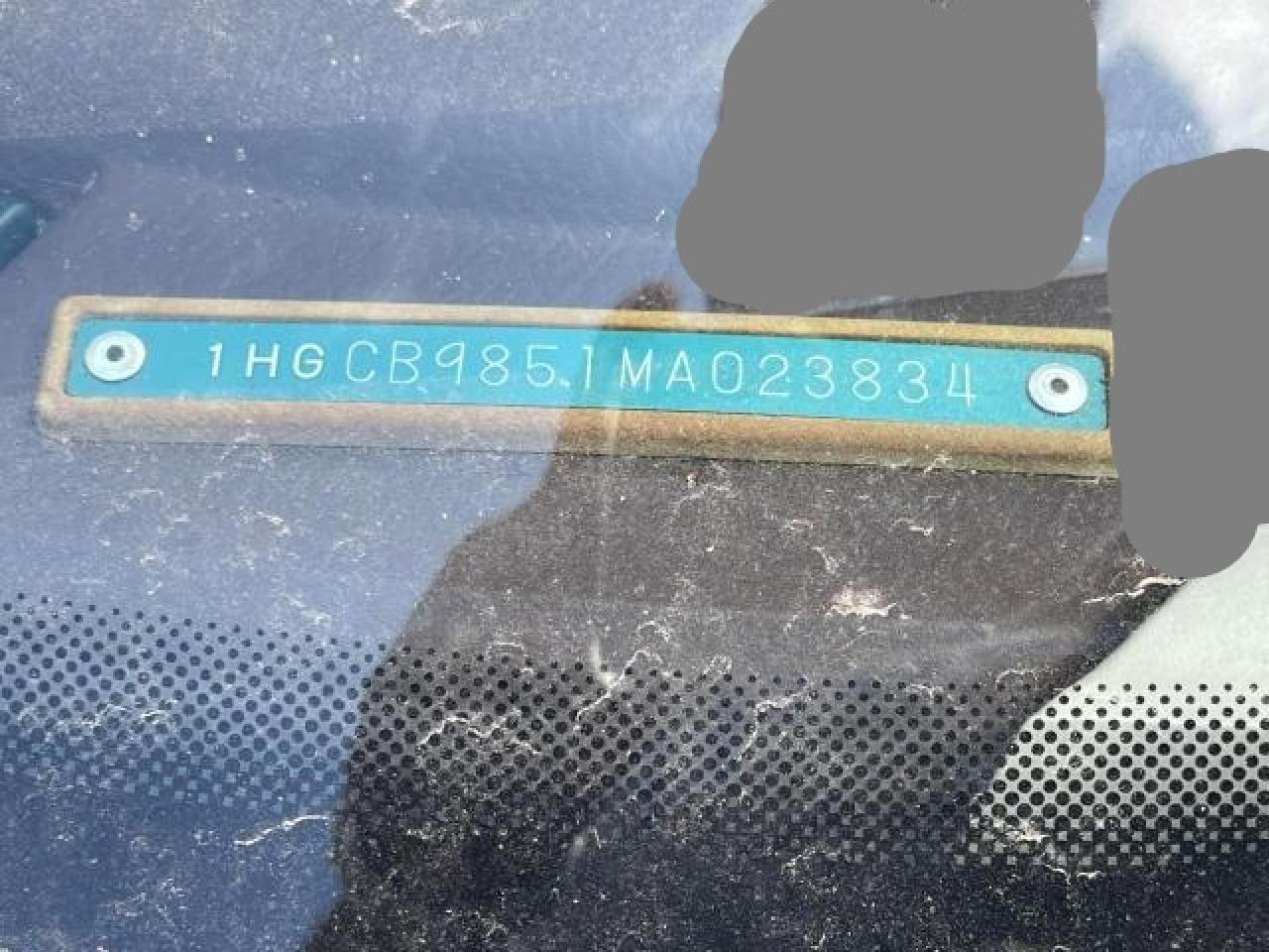 1HGCB9851MA023834 1991 Honda Accord Lx