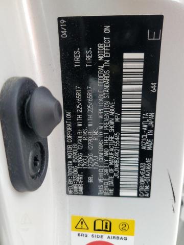 2019 Lexus Nx 300 Base VIN: JTJYARBZ4K2155445 Lot: 58107794