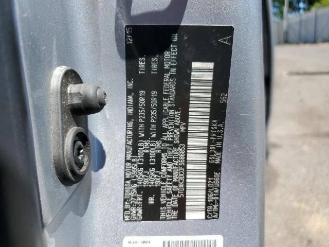 2015 TOYOTA SIENNA SPO - 5TDXK3DC0FS686853
