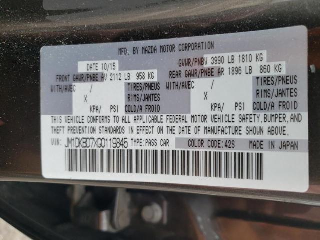 2016 Mazda Cx-3 Grand Touring VIN: JM1DKBD7XG0119845 Lot: 60399964