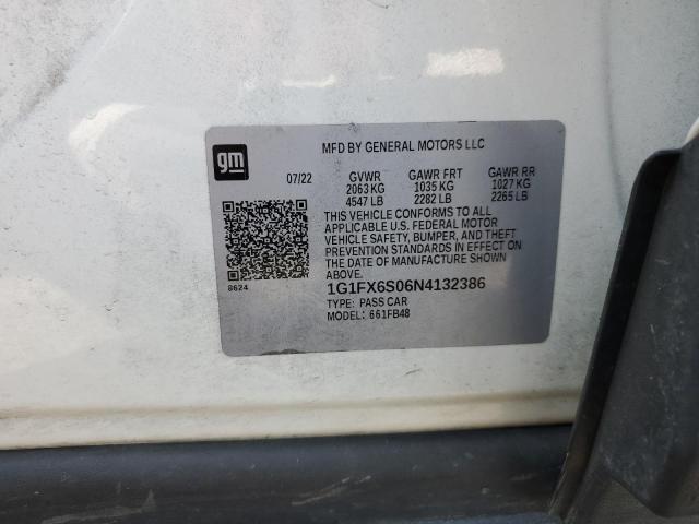 2022 CHEVROLET BOLT EV 2L - 1G1FX6S06N4132386