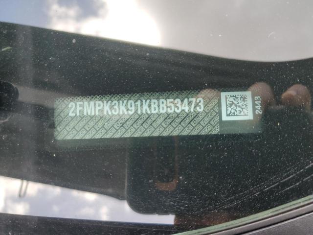 2019 Ford Edge Titanium VIN: 2FMPK3K91KBB53473 Lot: 60075514