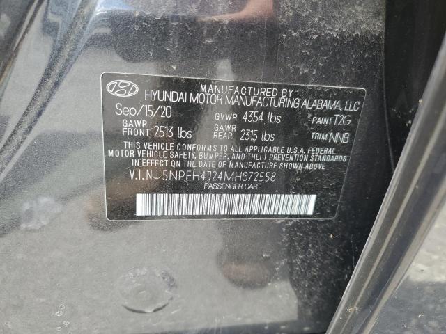 5NPEH4J24MH072558 2021 Hyundai Sonata Limited