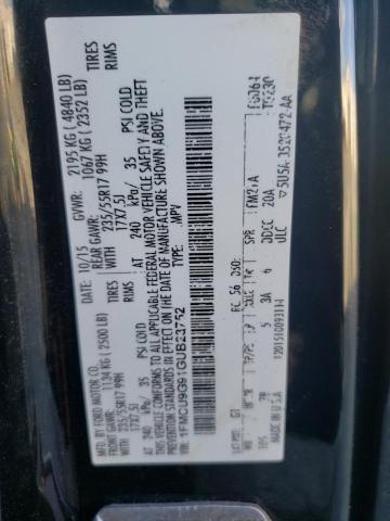 2016 FORD ESCAPE SE - 1FMCU9G91GUB23752