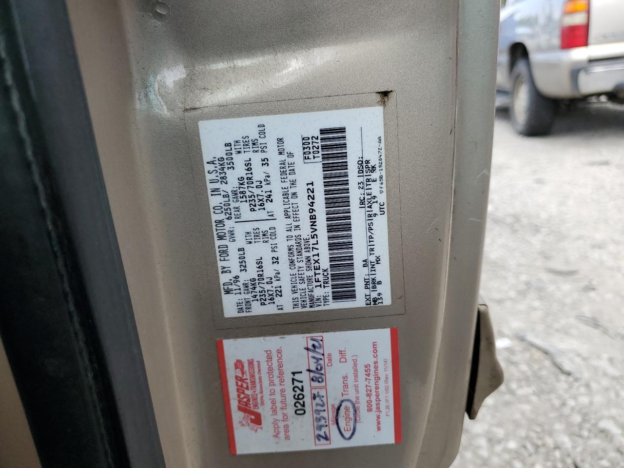 1FTEX17L5VNB94221 1997 Ford F150