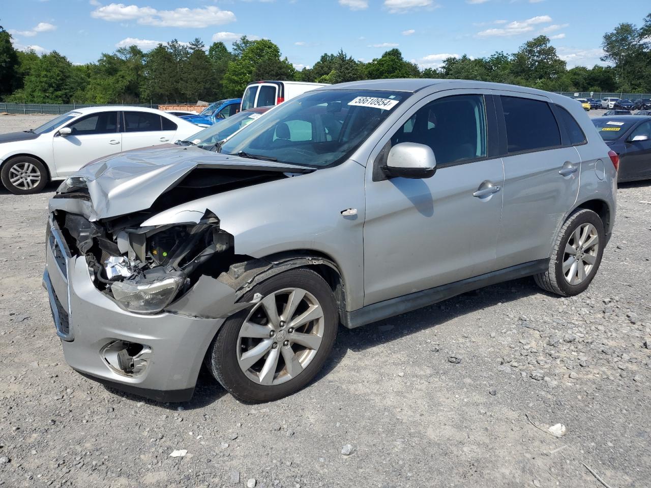 2015 Mitsubishi Outlander Sport Es vin: 4A4AR3AU7FE014043