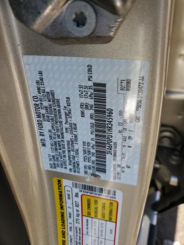 2017 FORD FUSION SE - 3FA6P0PU1HR345960