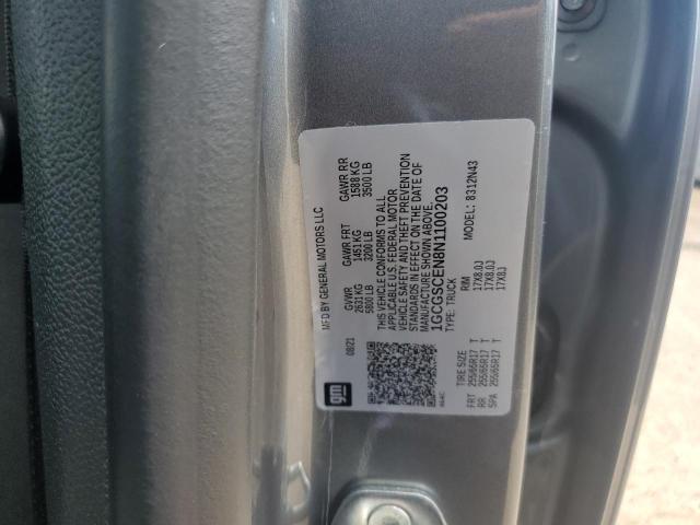 2022 Chevrolet Colorado Lt VIN: 1GCGSCEN8N1100203 Lot: 61132404