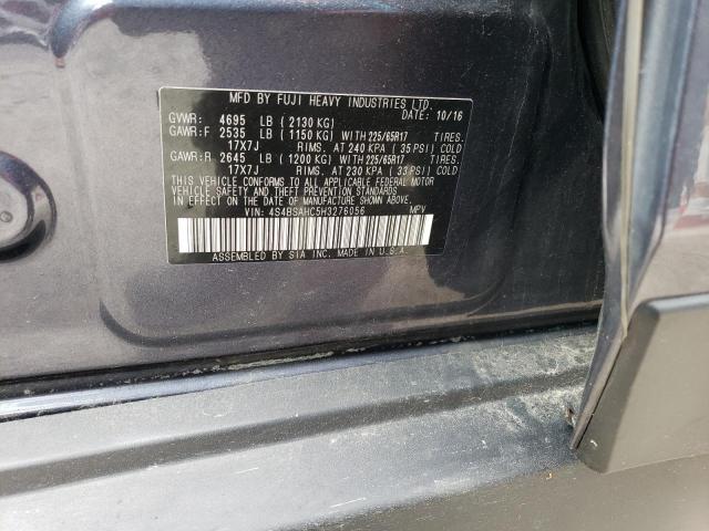 2017 Subaru Outback 2.5I Premium VIN: 4S4BSAHC5H3276056 Lot: 61115154