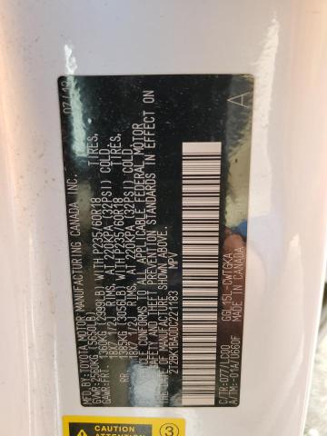 2013 Lexus Rx 350 Base VIN: 2T2BK1BA0DC221183 Lot: 57348054