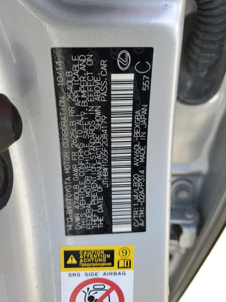 JTHBW1GG5F2084179 2015 Lexus Es 300H