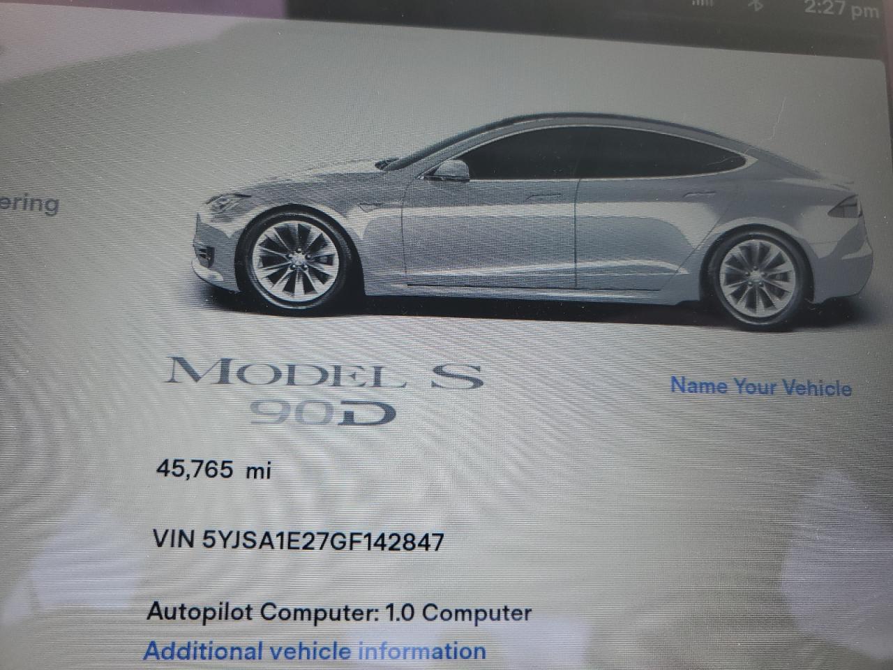 5YJSA1E27GF142847 2016 Tesla Model S